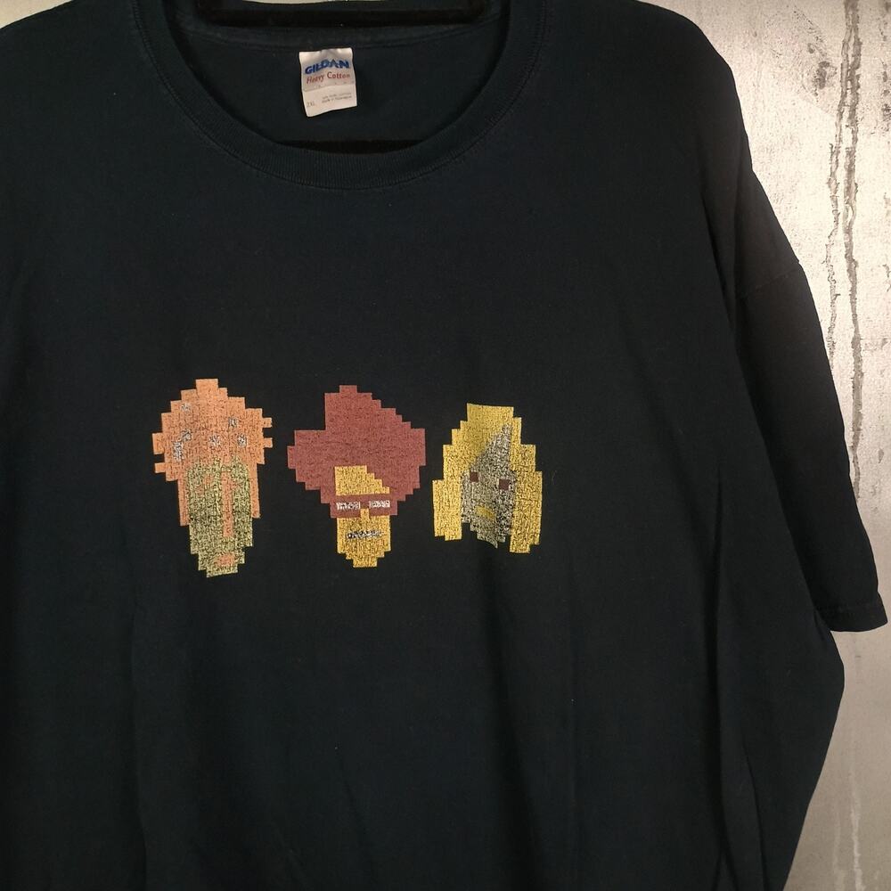 IT Crowd British Comedy Tv Show Promo Shirt XXL BBC Channel 4 Matt Berry 8 Bit